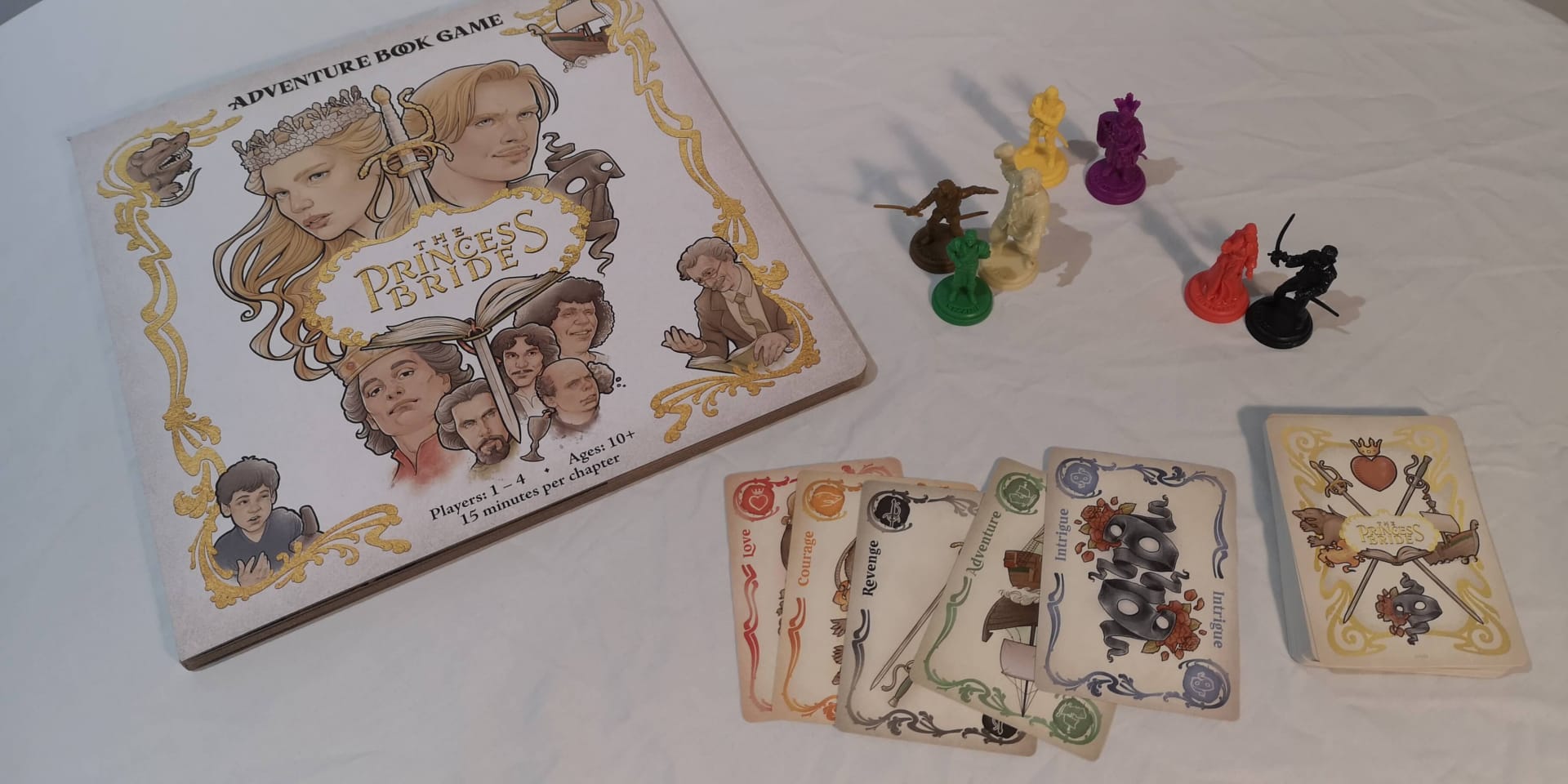 The Princess Bride Adventure Game Components.