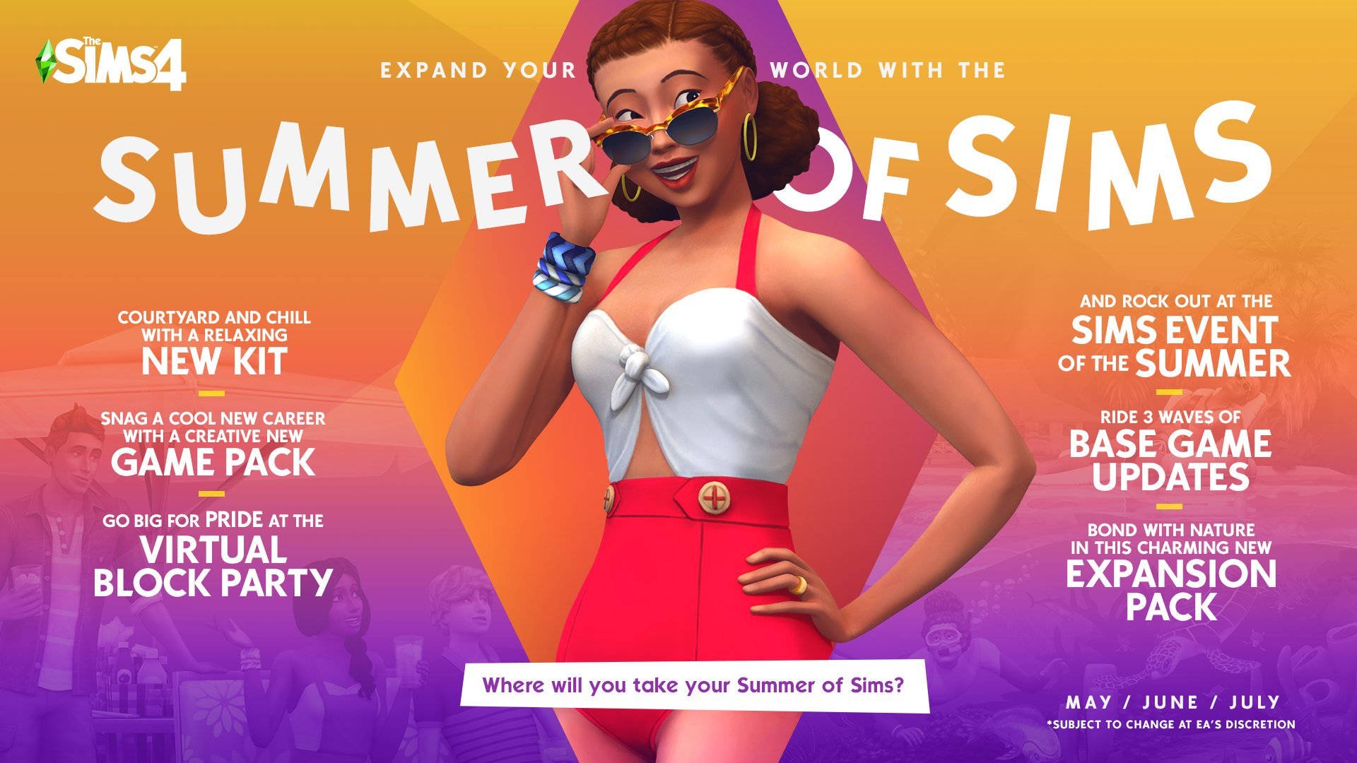 The Sims 4 Summer of Sims Details