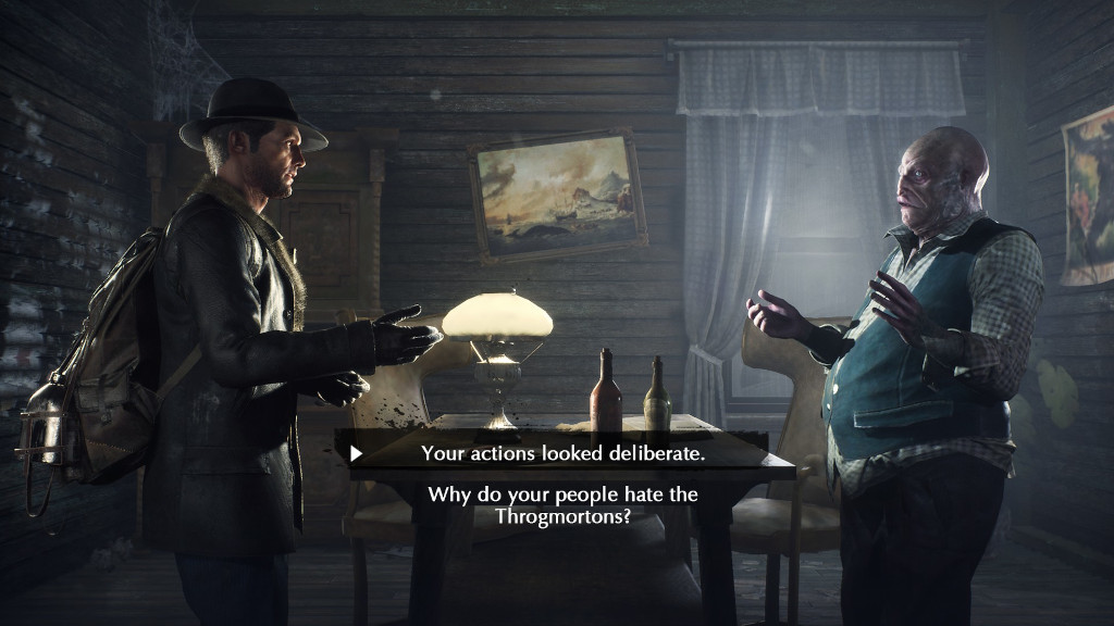 A conversation in The Sinking City