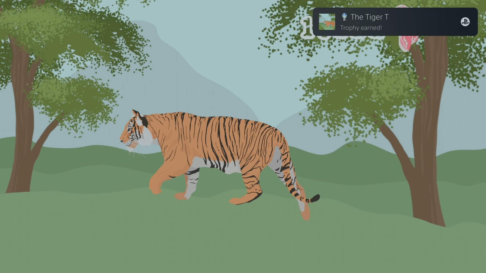 PlayStation Trophy Spam Tiger T Platin ekran görüntüsü.