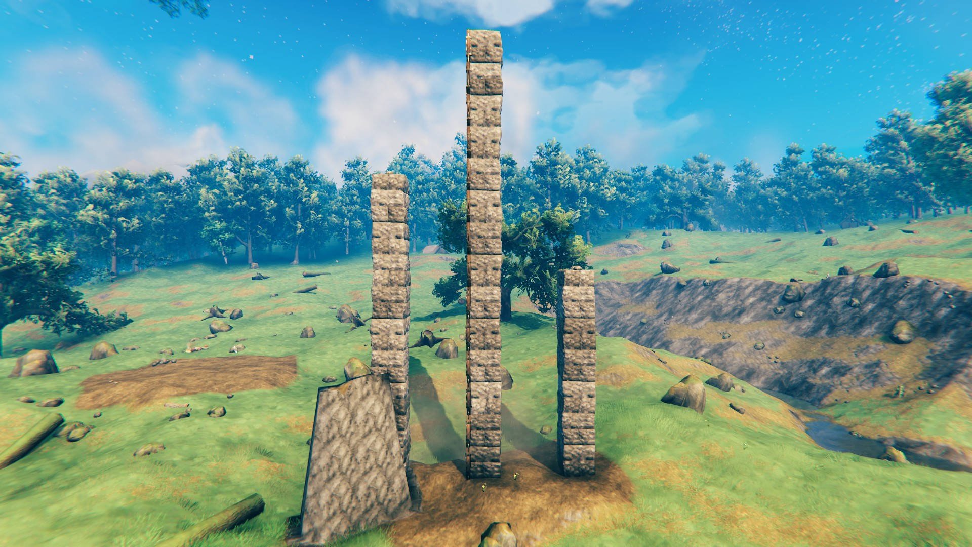 Valheim Stonecutter and Stone Buildings Guide heights