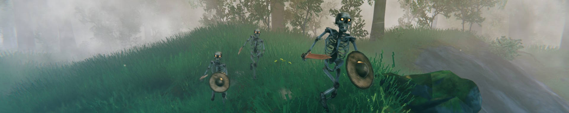 Valheim The Forest is Moving Base Raids Guide Skeletons