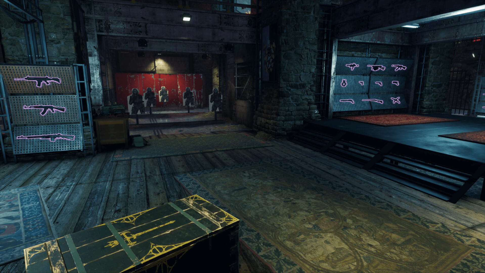 The new Armory facility in Vampire: The Masquerade - Bloodhunt