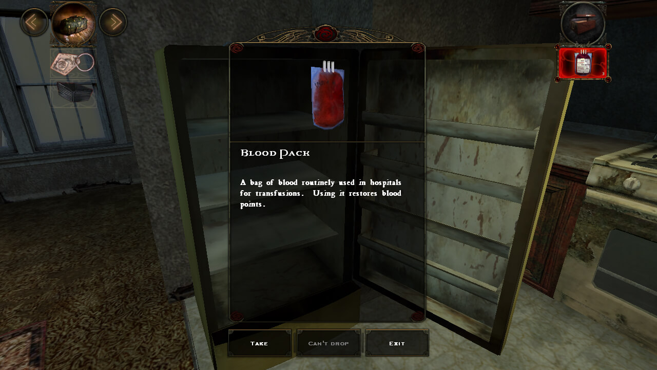 A blood pack in Vampire The Masquerade Bloodlines.