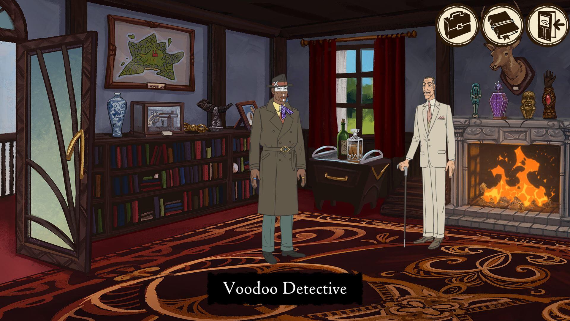 voodoo detective character art