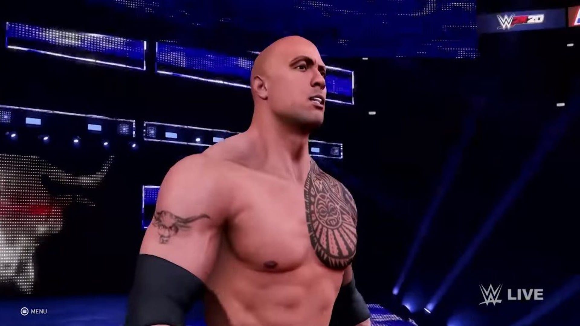 WWE 2K20 The Rock apparently