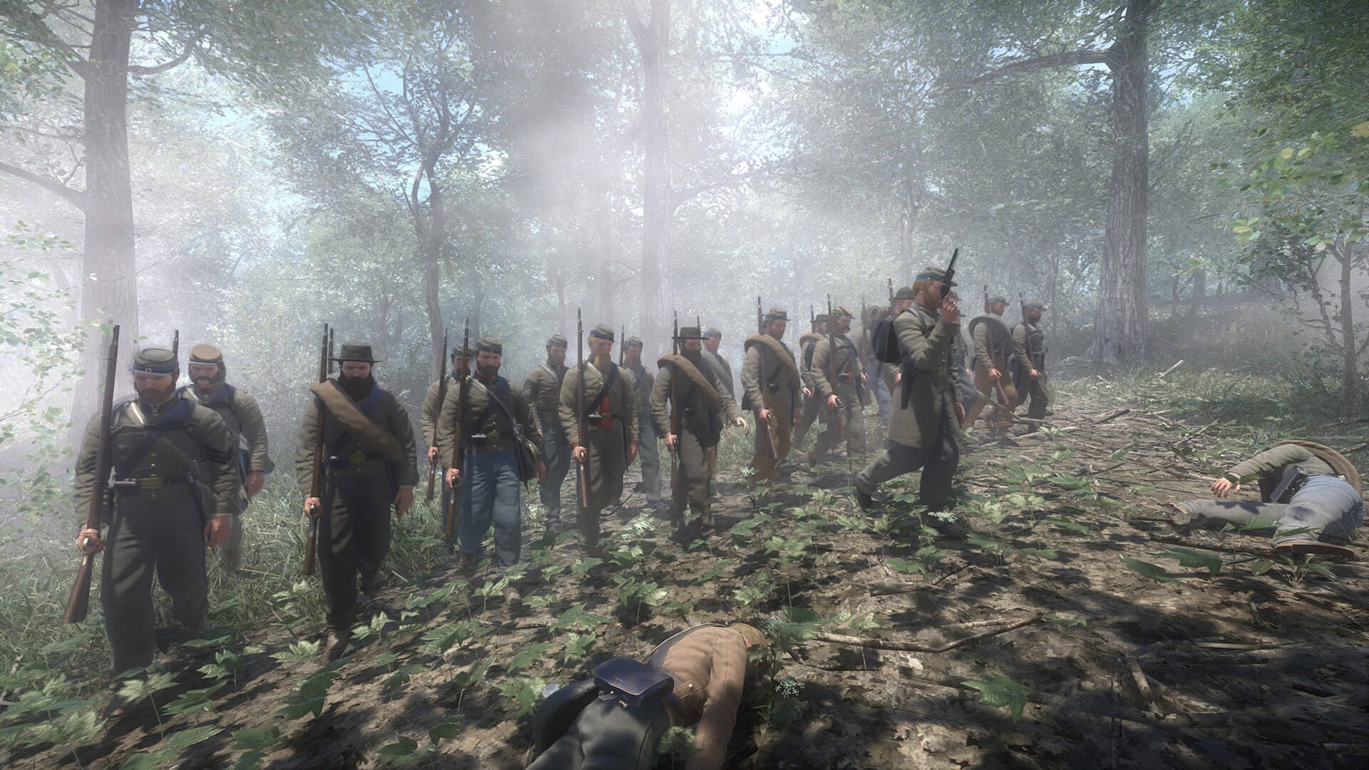 War of Rights Marching Formation Screen