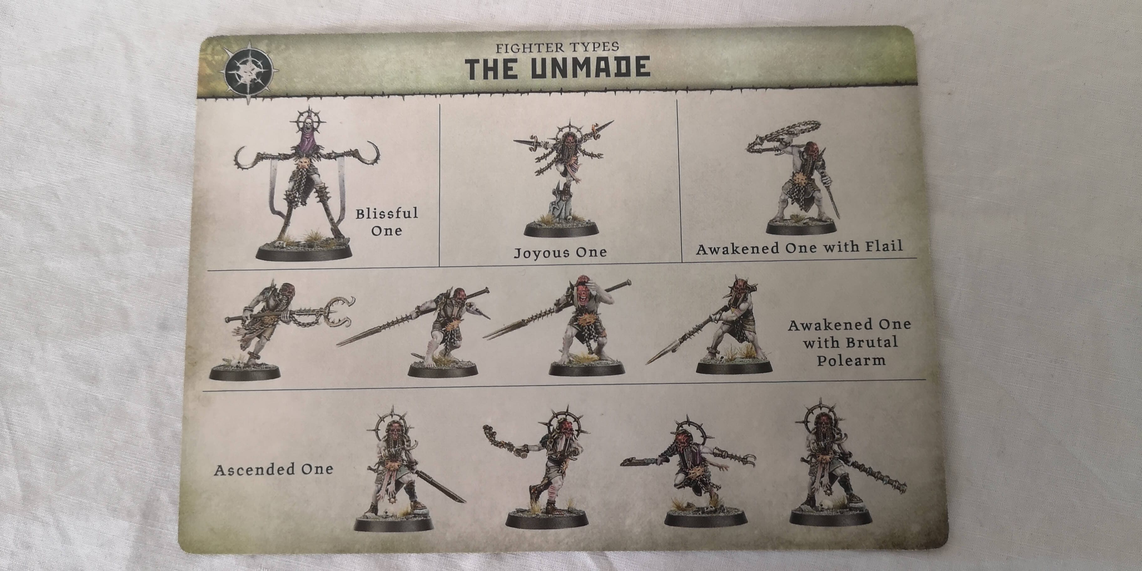 WarCry The Unmade Fighter Types