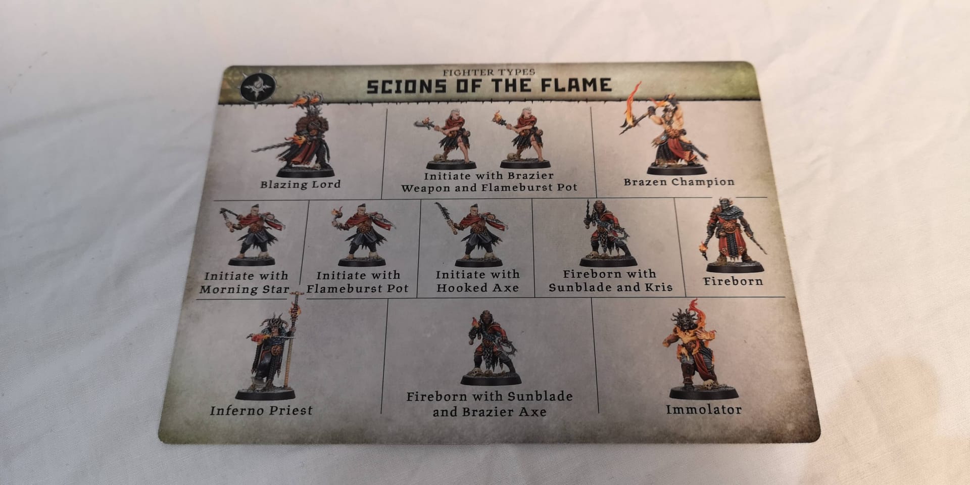 Details about   Warhammer Warcry Scions of the Flame Singles