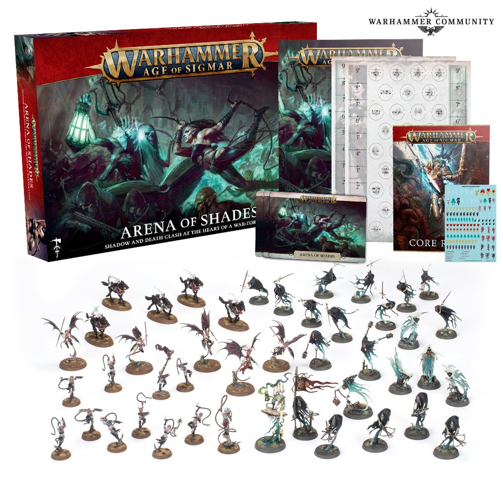 Warhammer Arena of Shades Box Contents. Image Courtesy: Games Workshop
