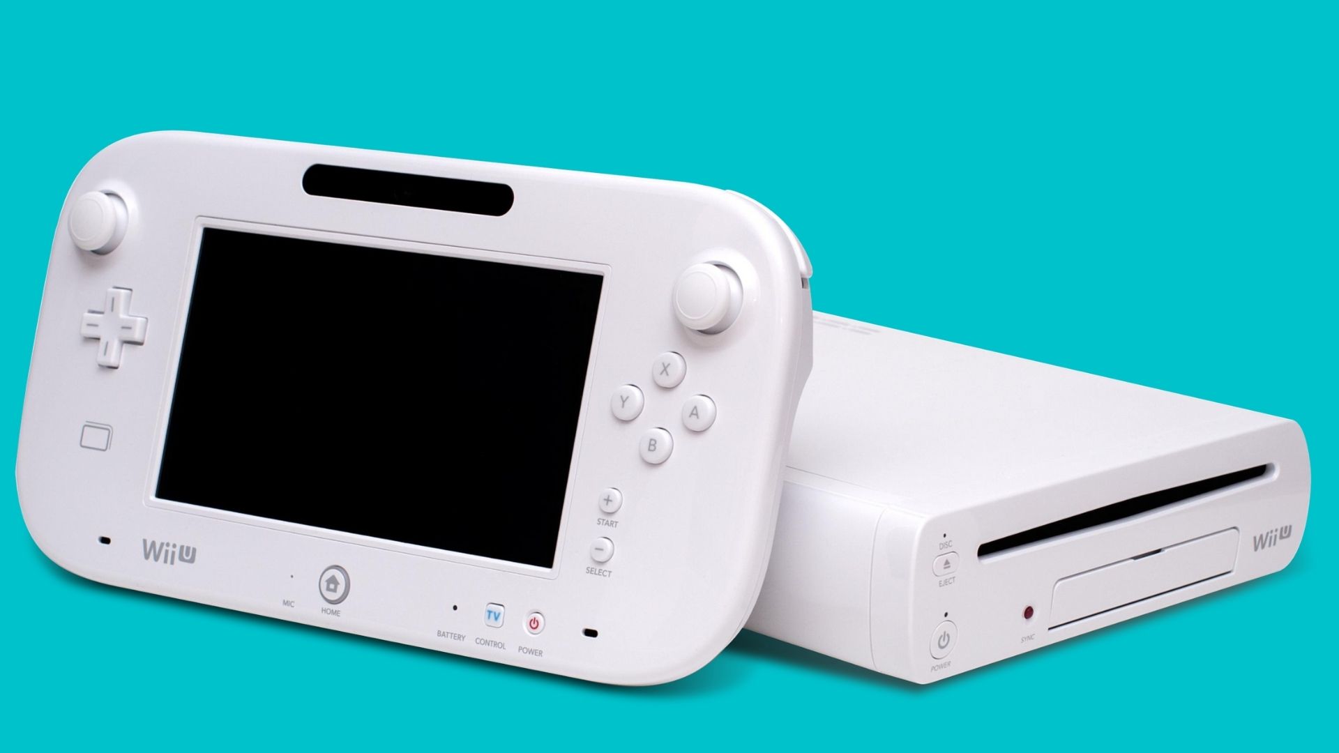 Wii U console and gamepad