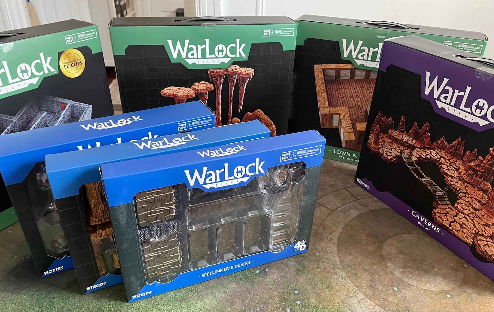 WizKids sent along a full suite of their WarLock tiles for us to check out, and we quickly put them to good use.