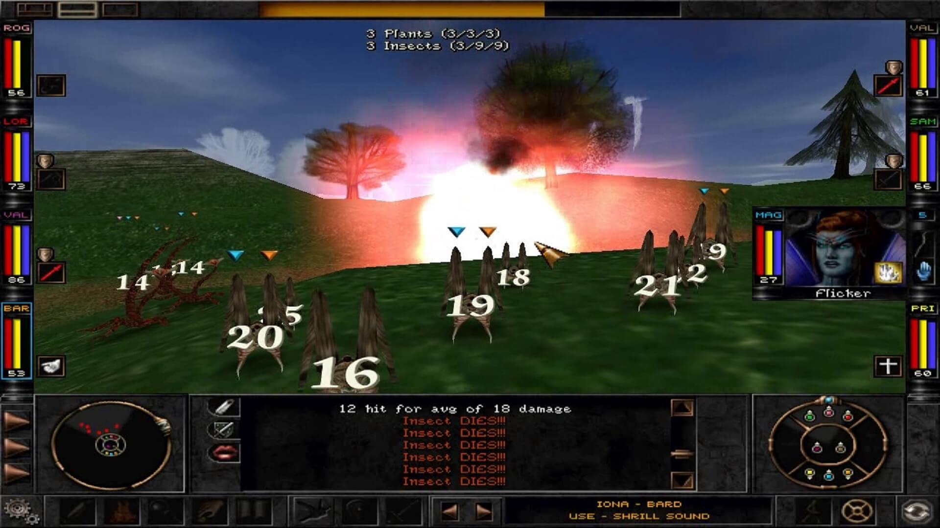 A shot of Wizardry 8, which almost certainly won't be the basis for the new Wizardry blockchain game