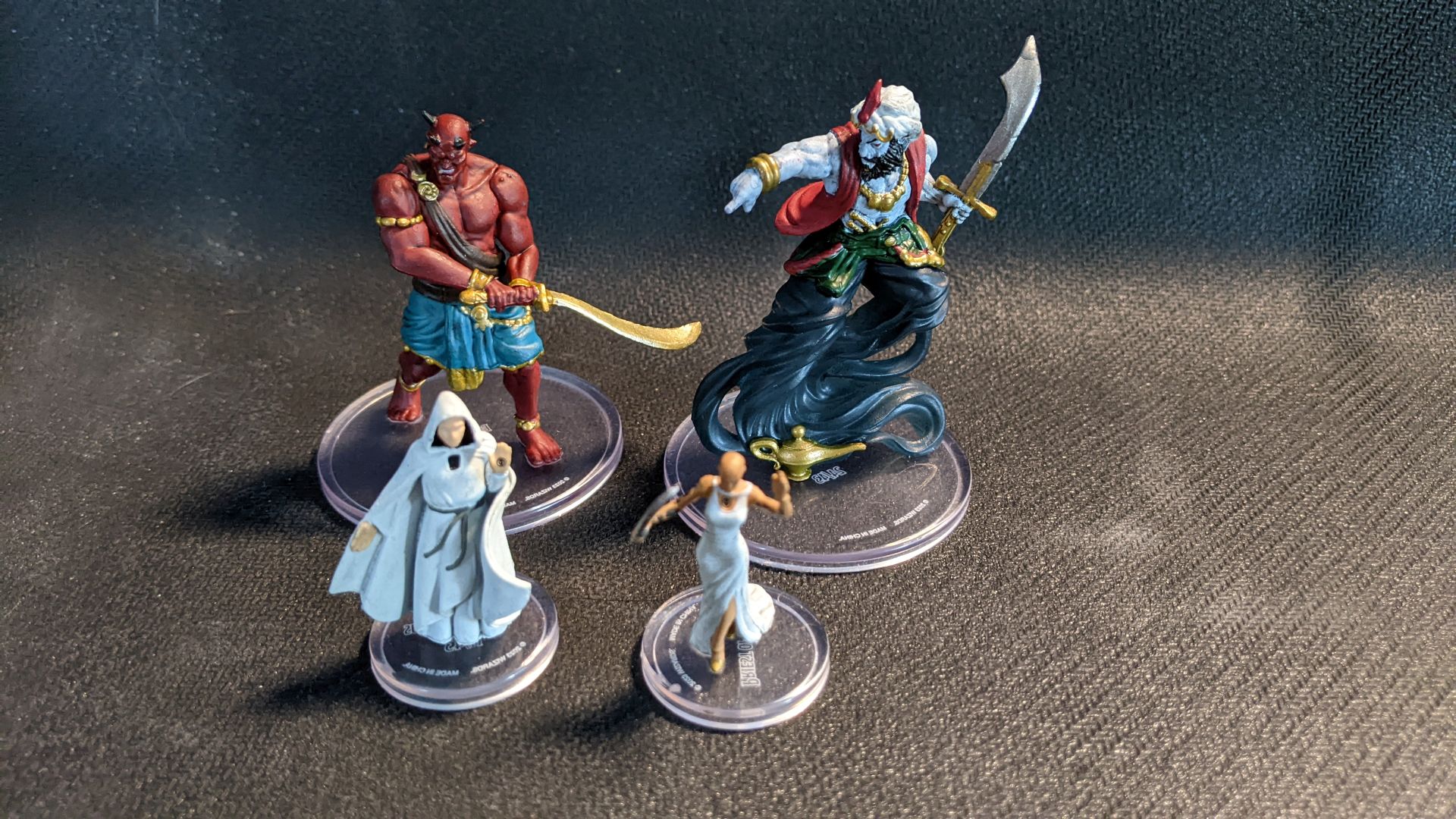 A collection of religiously based minis from Wizkids Sand and Stone Blind Box Set