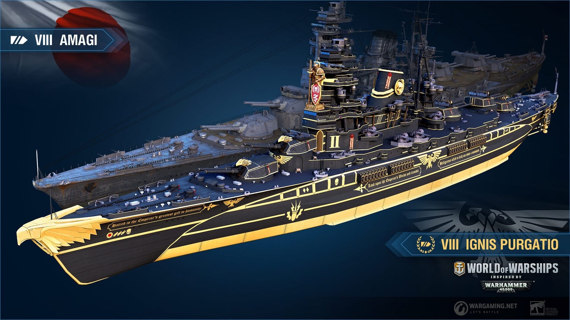 World of Warships 40k VIII Amagi