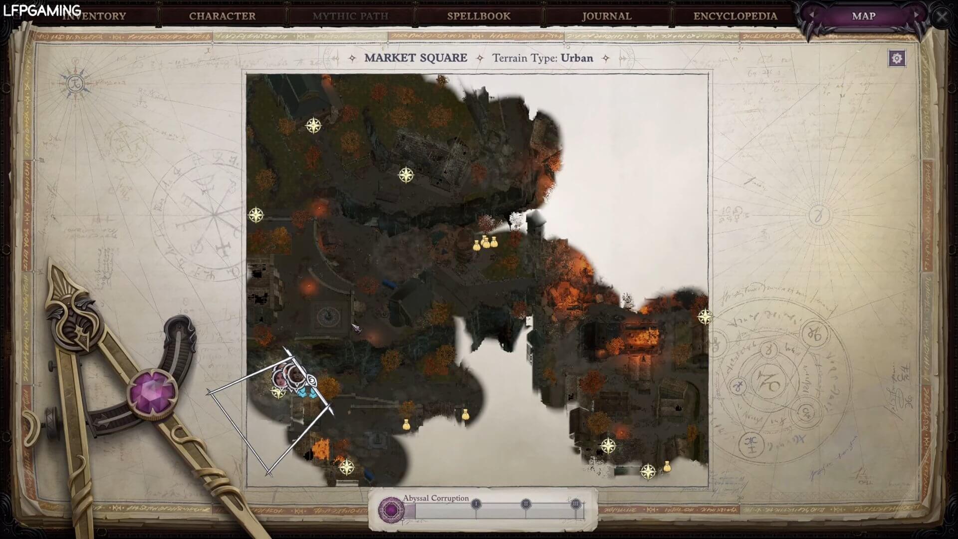 Wrath of the Righteous Kanebras Ruins Map