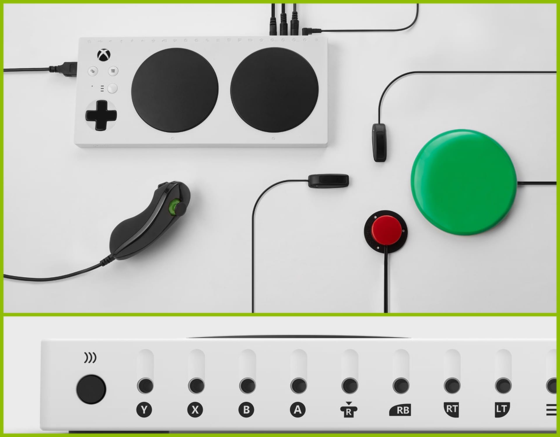 Xbox Adaptive Controller components