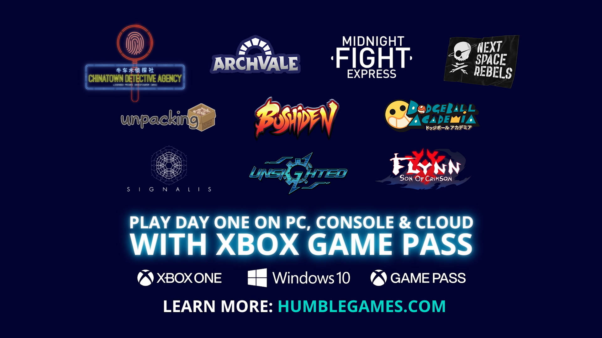 Xbox Gamescom 2021 Humble Games