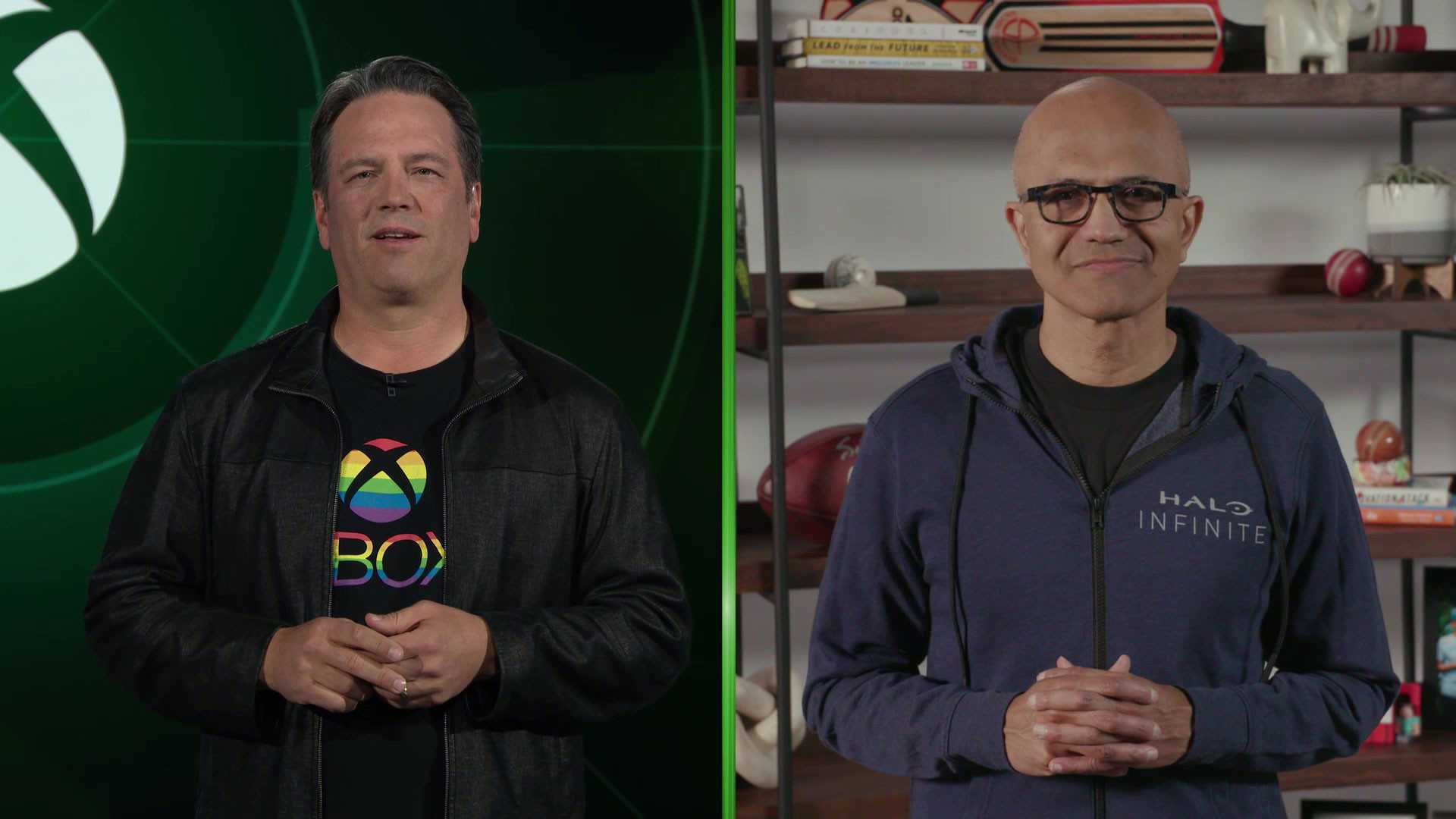 Phil Spencer and Satya Nadella of Xbox