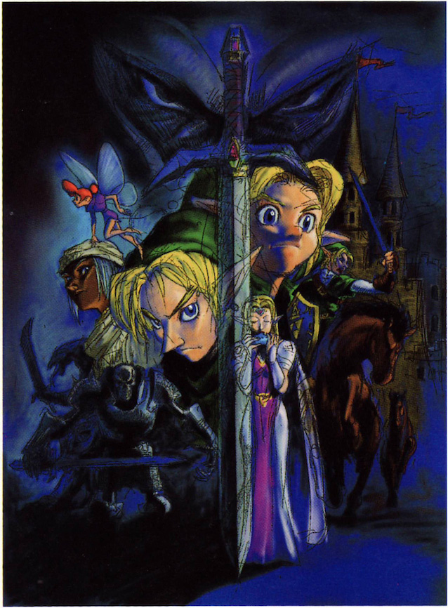 Zelda Ocarina of Time Hyrule Historia Art