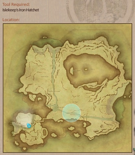 Location of Final Fantasy XIV Island Sanctuary Island Resin