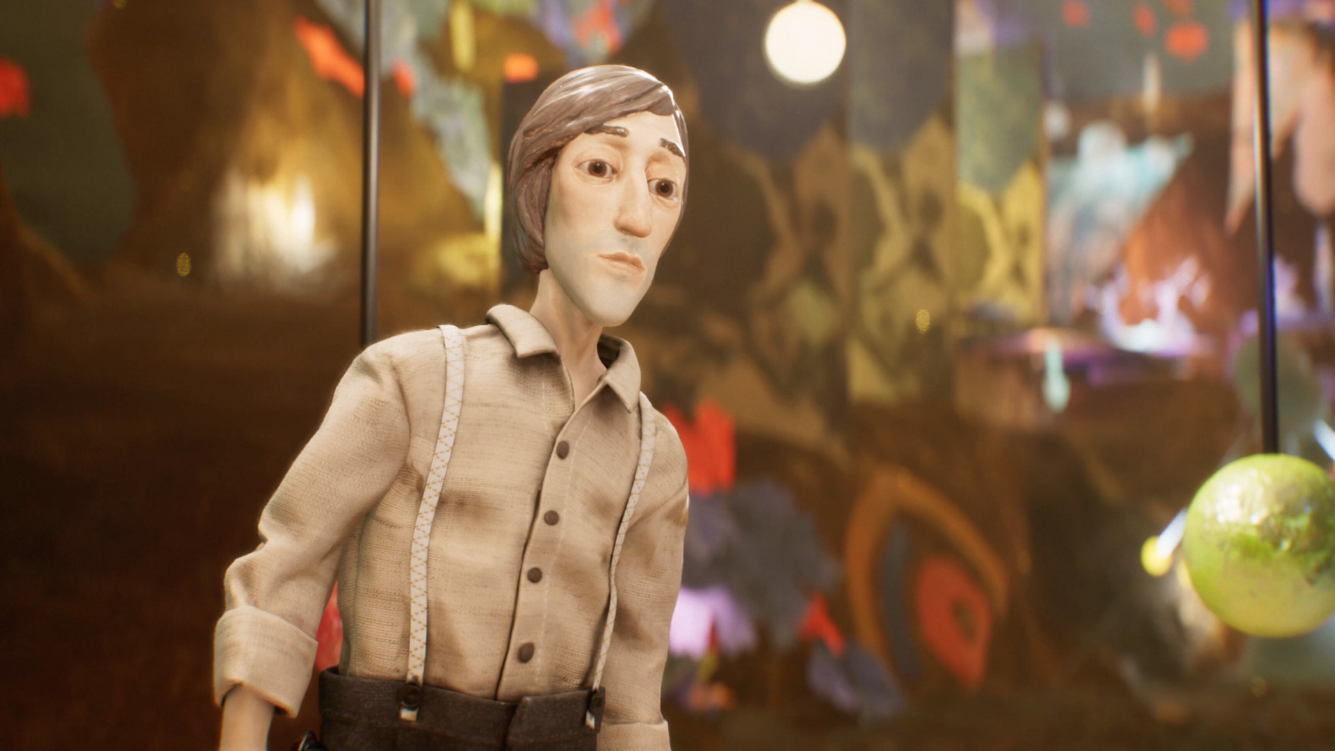 The main character looking wistful in Harold Halibut, an Xbox Game Pass April 2024 game