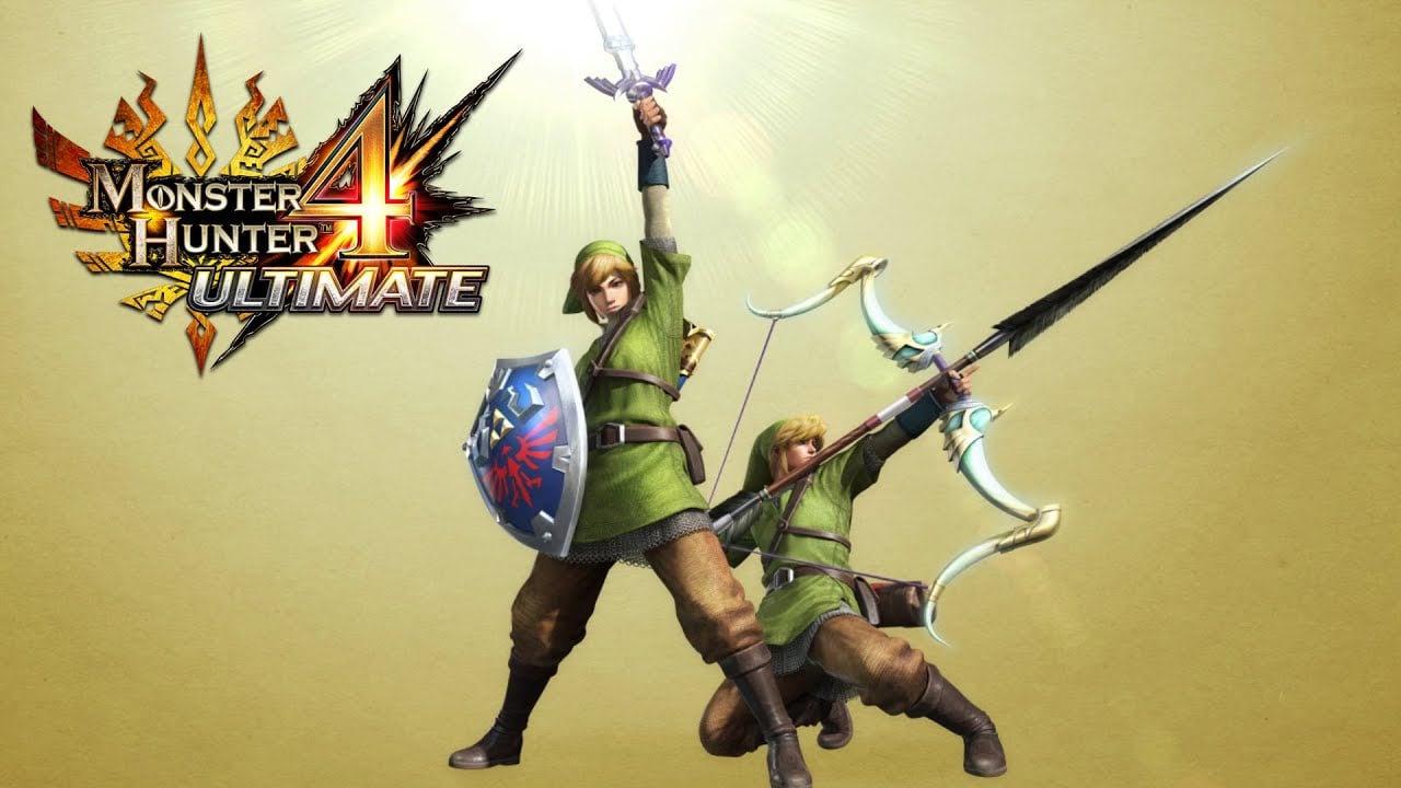 Link's weapons and armor in Monster Hunter 4 Ultimate 