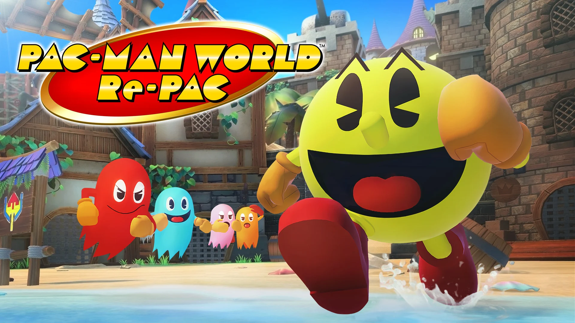 Official art for Pac-Man World Re-PAC