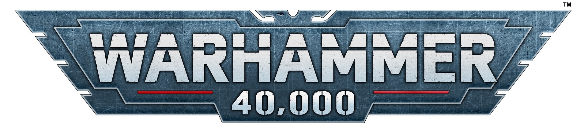The Warhammer 40,000 Logo.