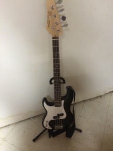 An SX Ursa 1 Left-Handed Bass