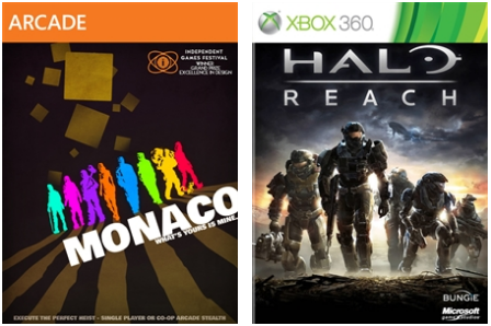 Monaco and Halo: Reach, two must have games for Xbox 360 owners