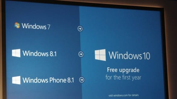 Windows 10 will be free for everyone, unless you're still on XP
