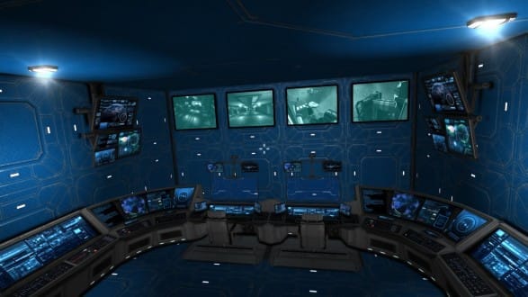This picture demonstrates the Colt Command Console Mod, a favorite on the Steam Workshop.