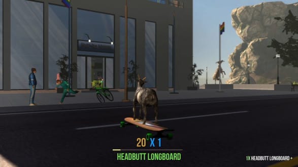 Goat SImulator Skateboard