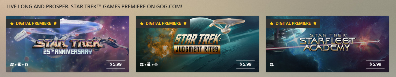Star Trek Digital Releases