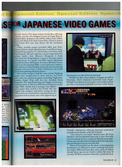 Yes, this is a scan of a Nintendo Power Magazine I own.