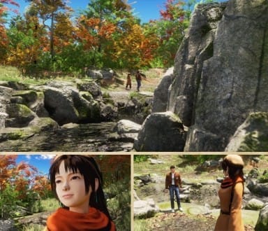 Shenmue III lady in the autumn