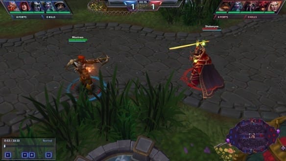 heroes of the storm in game screenshot