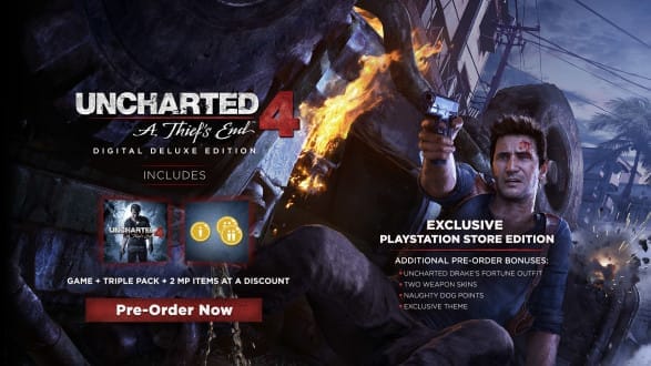 uncharted 4 digial deluxe edition