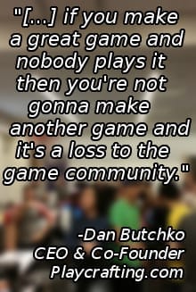 Dan Butchko Great Game Nobody Plays Quote