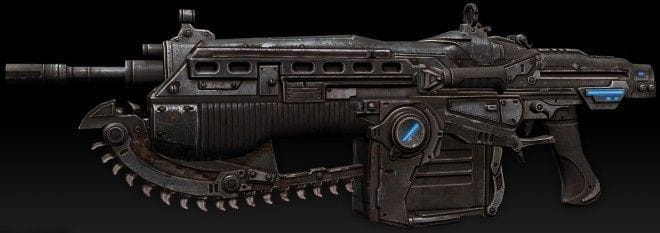 The go to weapon of any Gears in the Gears of War series.