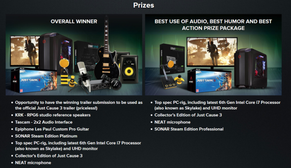 Some nice prizes, that's for sure.