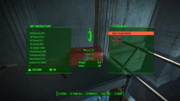Fallout 4 UI Wasted Space