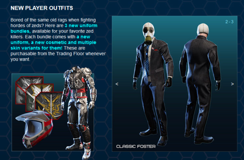 Killing floor 2 microtransactions player outfits