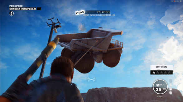 Flying Dump Trucks can just happen once in a while.