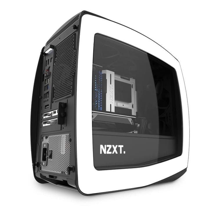 NZXT Manta side white