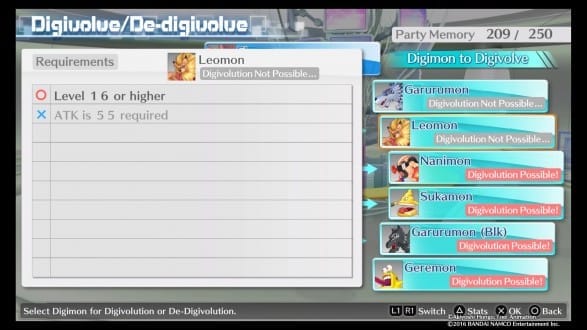 Digimon Story Cyber Sleuth - Digivolution