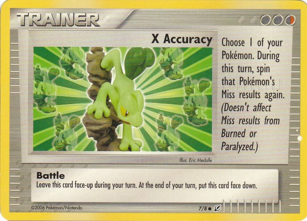Pokemon TCG X Accuracy Card