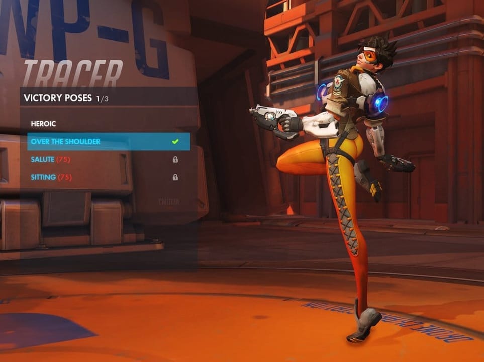 New Tracer Pin up Pose