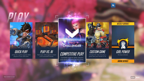 Overwatch Competitive Play